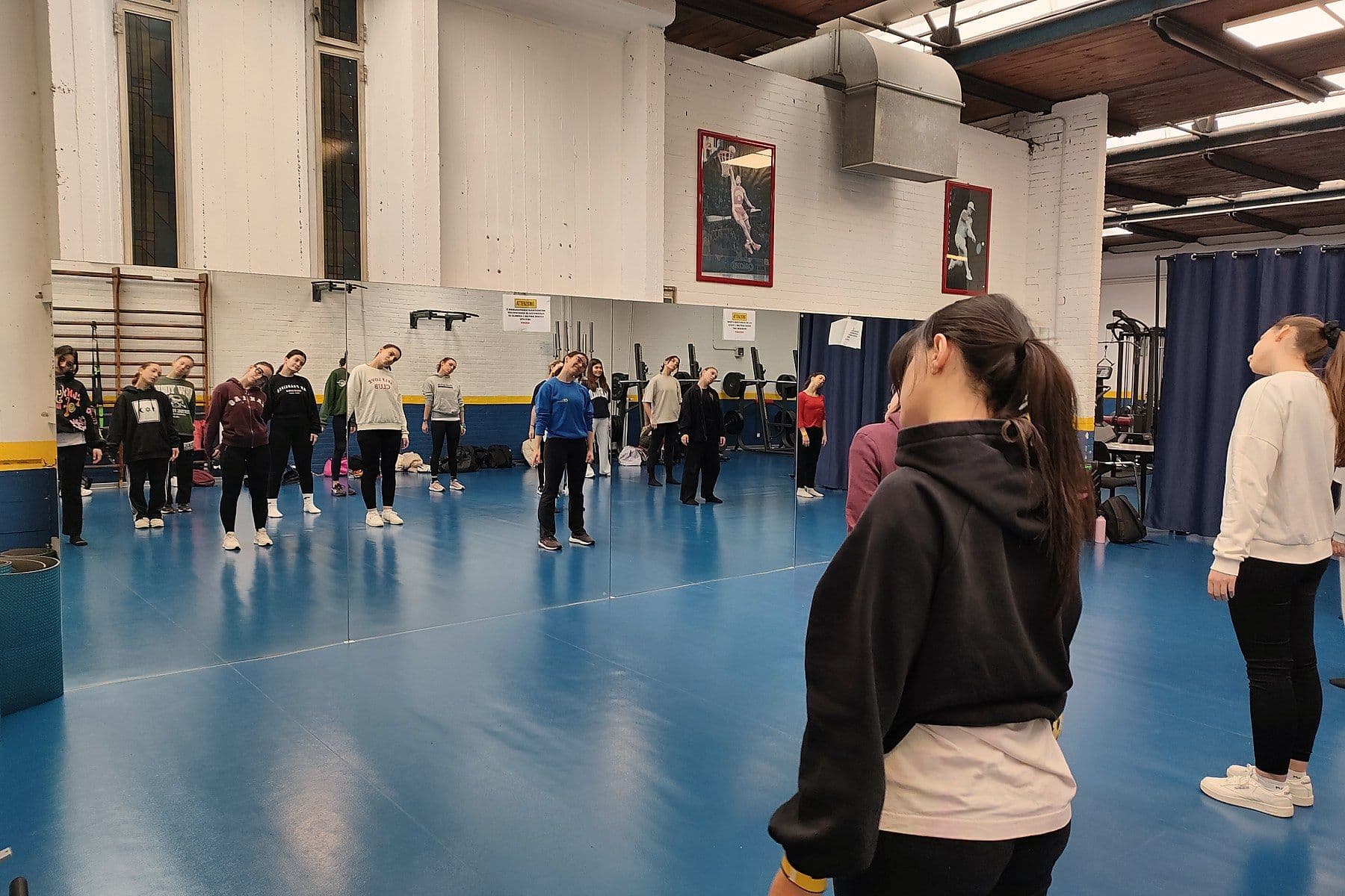 Lezione di fitness al CUS Roma