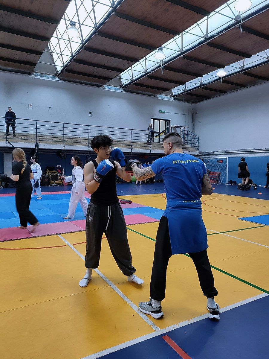 Allenamento di sport da combattimento al CUS Roma